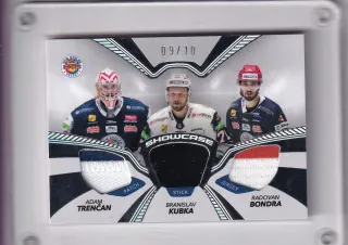 Trenčan,Kubka,Bondra Adam,Branislav,Radovan SportZoo Tipos I.série 2023-24 SHOWCASE /10 č.SC-TKB