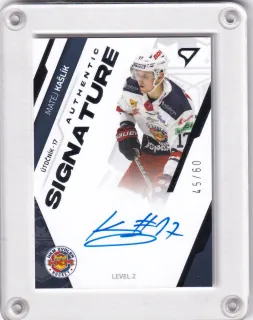 Kašlík Matej SportZoo Tipos I.série 2023-24 AUTHENTIC SIGNATURE - LEVEL 2 xx/60 č.SL2-MK