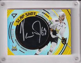 Vandas Michael SportZoo Tipos I.série 2023-24 SLAP SHOT SIGNATURE /15 č.SS-MV
