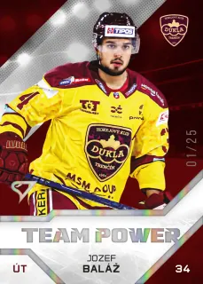 Baláž Jozef SportZoo Tipos I.série 2023-24 TEAM POWER /25 č.TP-30