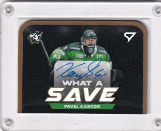 Kantor Pavel SportZoo Tipos I.série 2023-24 WHAT A SAVE AUTO /35 č.WSS-PK