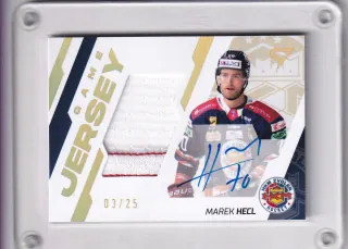Hecl Marek SportZoo Tipos II.série 2023-24 Game Jersey AUTO /25 č.GJS-MH
