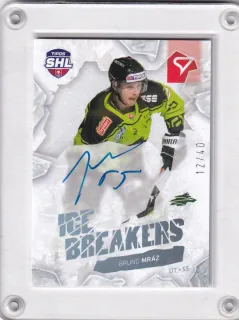 Mráz Bruno SportZoo Tipos II.série 2023-24 SHL Ice Breakers AUTO /40 č.IBS-BM