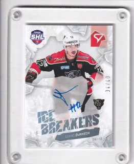 Ďurkech Lukáš SportZoo Tipos II.série 2023-24 SHL Ice Breakers AUTO /40 č.IBS-LD
