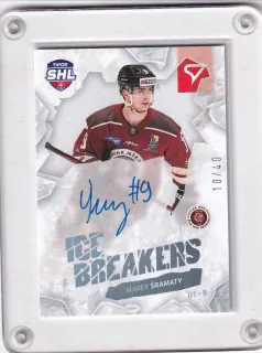Šramaty Marek SportZoo Tipos II.série 2023-24 SHL Ice Breakers AUTO /40 č.IBS-MS