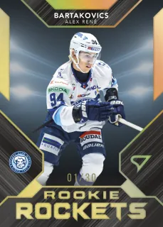Bartakovics Alex René SportZoo Tipos II.série 2023-24 Rookie Rockets /30 č.RR-22