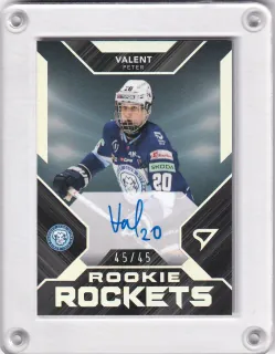 Valent Peter SportZoo Tipos II.série 2023-24 Rookie Rockets AUTO /45 č.RRS-VA