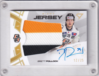 Brett Pollock SportZoo Tipos 2024-25 II.série Giant Jersey AUTO /25 č.GJS-BP