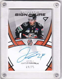 Matúš Havrila  SportZoo Tipos 2024-25 II.série Authentic Signature - Level 1 xx/75 č.SL1-HA