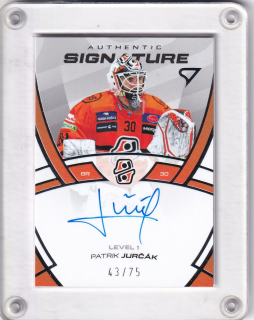 Patrik Jurčák  SportZoo Tipos 2024-25 II.série Authentic Signature - Level 1 xx/75 č.SL1-PJ