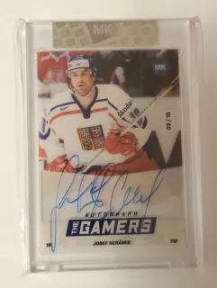 Beránek Josef The Gamers Extended 2024 Gamers Originals - Legends autographs BLUE /10 č.7