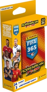 Box Panini FIFA 365 2025-26 ADRENALYN plechová krabička (pocket)