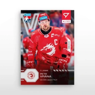 Petr Vrána SportZoo Tipsport ELH 2024-25 Live xx/53 č.L-072