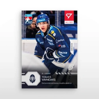 Tomáš Vandas SportZoo Tipsport ELH 2024-25 Live xx/41 č.L-070