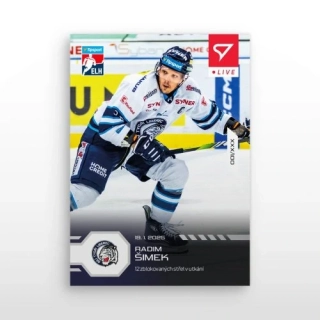 Radim Šimek SportZoo Tipsport ELH 2024-25 Live xx/43 č.L-075