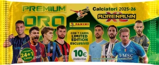 Balíček SERIE A 2025-26 - ADRENALYN karty - GOLD PACKET