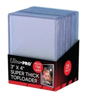 UltraPro Toploader Super Thick 75pt (v balení 25ks)