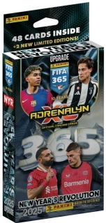 Box PANINI FIFA 365 2024-25 - ADRENALYN karty - NEW YEAR'S REVOLUTION (UPGRADE)