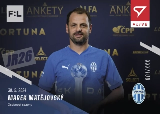 Marek Matějovský FORTUNA:LIGA 2023-24 LIVE /61 č.L-52