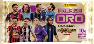 Balíček SERIE A 2024-25 - ADRENALYN karty - GOLD PACKET