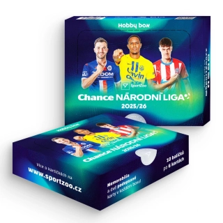 Fotbalové sběratelské karty SportZoo Národní liga 2025/26 – Hobby box