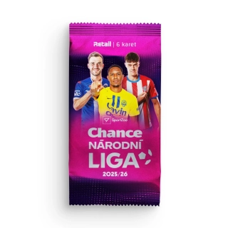Fotbalové sběratelské karty SportZoo Národní liga 2025/26 – Retail balíček