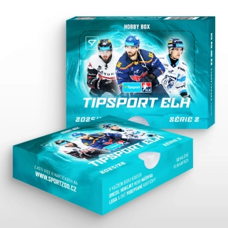 Sběratelské hokejové karty SportZoo Tipsport ELH 2025/26 II. série – Hobby box