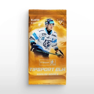 Sběratelské hokejové karty SportZoo Tipsport ELH 2025/26 II. série – Blaster balíček