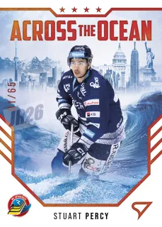 Percy Stuart SportZoo Tipsport 2023-24 II.série Across The Ocean /65 č.AO-08
