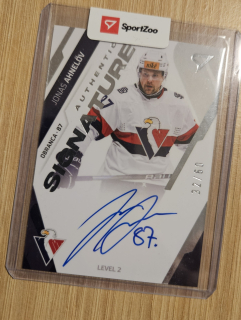 Ahnelöv Jonas SportZoo Tipos II.série 2023-24 Authentic Signature - Level 2 xx/60 č.SL2-JA