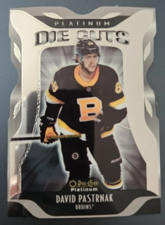 Pastrňák David OPC Platinum 2021-22 Die Cuts Platinum č.DC-6