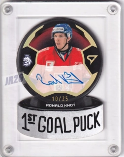 Knot Ronald SportZoo ČR Reprezentace 2024 1st Goal Puck AUTO /25 č.GPS-RK