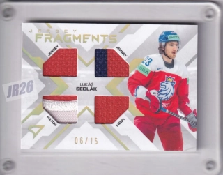 Sedlák Lukáš SportZoo ČR Reprezentace 2024 Jersey Fragments /15 (180pt) č.JF-LS