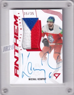 Kempný Michal SportZoo ČR Reprezentace 2024 Anthem of the Winner - Auto Flag /35 (180pt) č.AW-MK