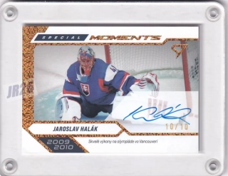 Halák Jaroslav SportZoo SR Reprezentace 2024 Special Moments AUTO /10 č.SMS-JH