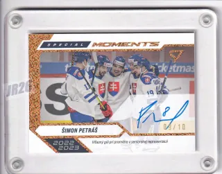 Petráš Šimon SportZoo SR Reprezentace 2024 Special Moments AUTO /10 č.SMS-SP