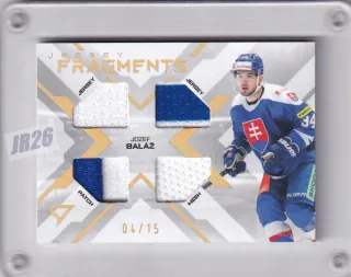 Baláž Jozef SportZoo SR Reprezentace 2024 Jersey Fragments /15 (180pt) č.JF-JB