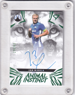 Jan Mikula  SportZoo Chance Liga 2024-25 Animal Instinct AUTO /60 č.AIS-JM