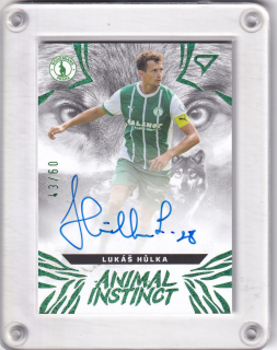 Lukáš Hůlka  SportZoo Chance Liga 2024-25 Animal Instinct AUTO /60 č.AIS-LH
