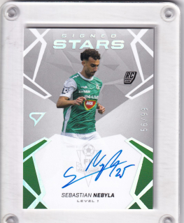 Sebastian Nebyla  SportZoo Chance Liga 2024-25 Signed Stars - Level 1 xx/99 č.SL1-SN
