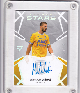 Nemanja Mićević  SportZoo Chance Liga 2024-25 Signed Stars - Level 2 xx/75 č.SL2-NM