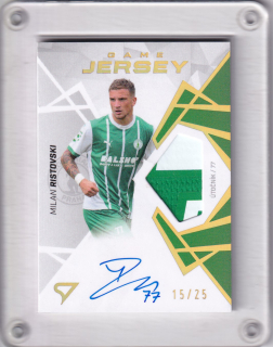Milan Ristovski  SportZoo Chance Liga 2024-25 Game Jersey AUTO /25 č.GJS-MR