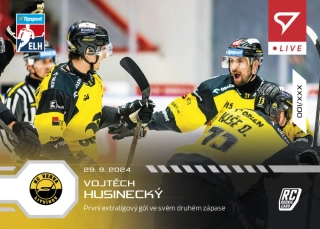 Husinecký Vojtěch SportZoo Tipsport ELH 2024-25 Live xx/53 č.L-006
