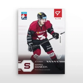 Marek Daníček SportZoo Tipsport ELH 2024-25 Live xx/90 č.L-039