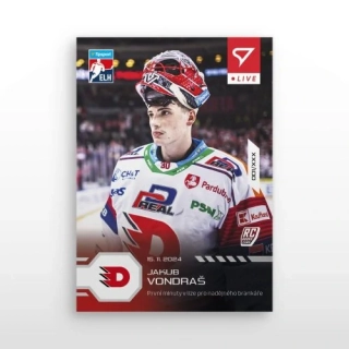 Jakub Vondraš SportZoo Tipsport ELH 2024-25 Live xx/45 č.L-045
