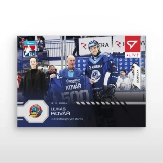 Lukáš Kovář SportZoo Tipsport ELH 2024-25 Live xx/37 č.L-046
