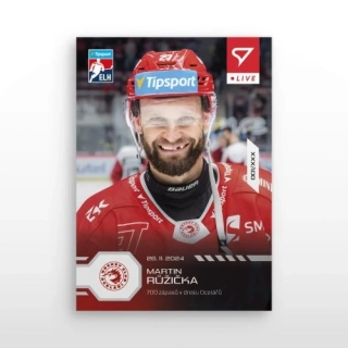Martin Růžička SportZoo Tipsport ELH 2024-25 Live xx/55 č.L-052