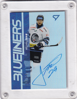 Michal Ivan  SportZoo Tipsport 2024-25 I.série Blueliners Auto /49 č.BLS-MI