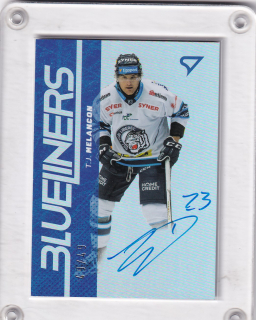 T.J. Melancon  SportZoo Tipsport 2024-25 I.série Blueliners Auto /49 č.BLS-TM