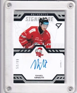 Daniel Ministr SportZoo Tipsport 2024-25 I.série Authentic Signature Level 1 xx/99 č.SL1-DM